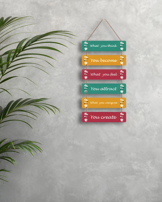 Premium Quote 1 MDF Digital Print Wall Hanging Decor