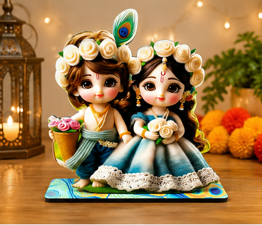 Radha Krishna Ji MDF Decor