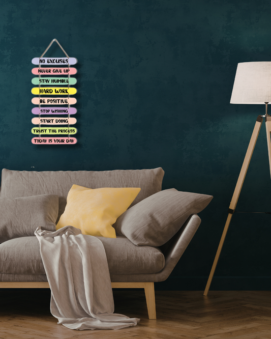 Premium Quote 2 MDF Digital Print Wall Hanging Decor