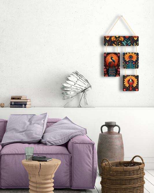 Premium Art Illustration 3 Digital Print MDF Wall Hanging Decor