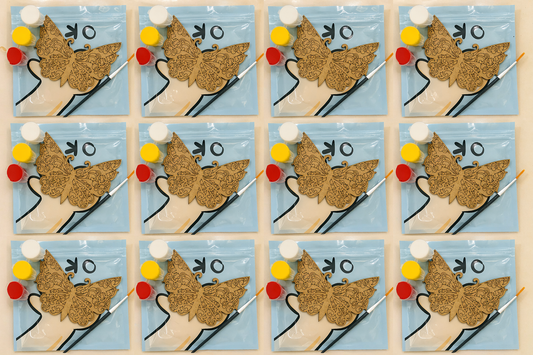 Butterfly MDF DIY Art & Craft set of 12