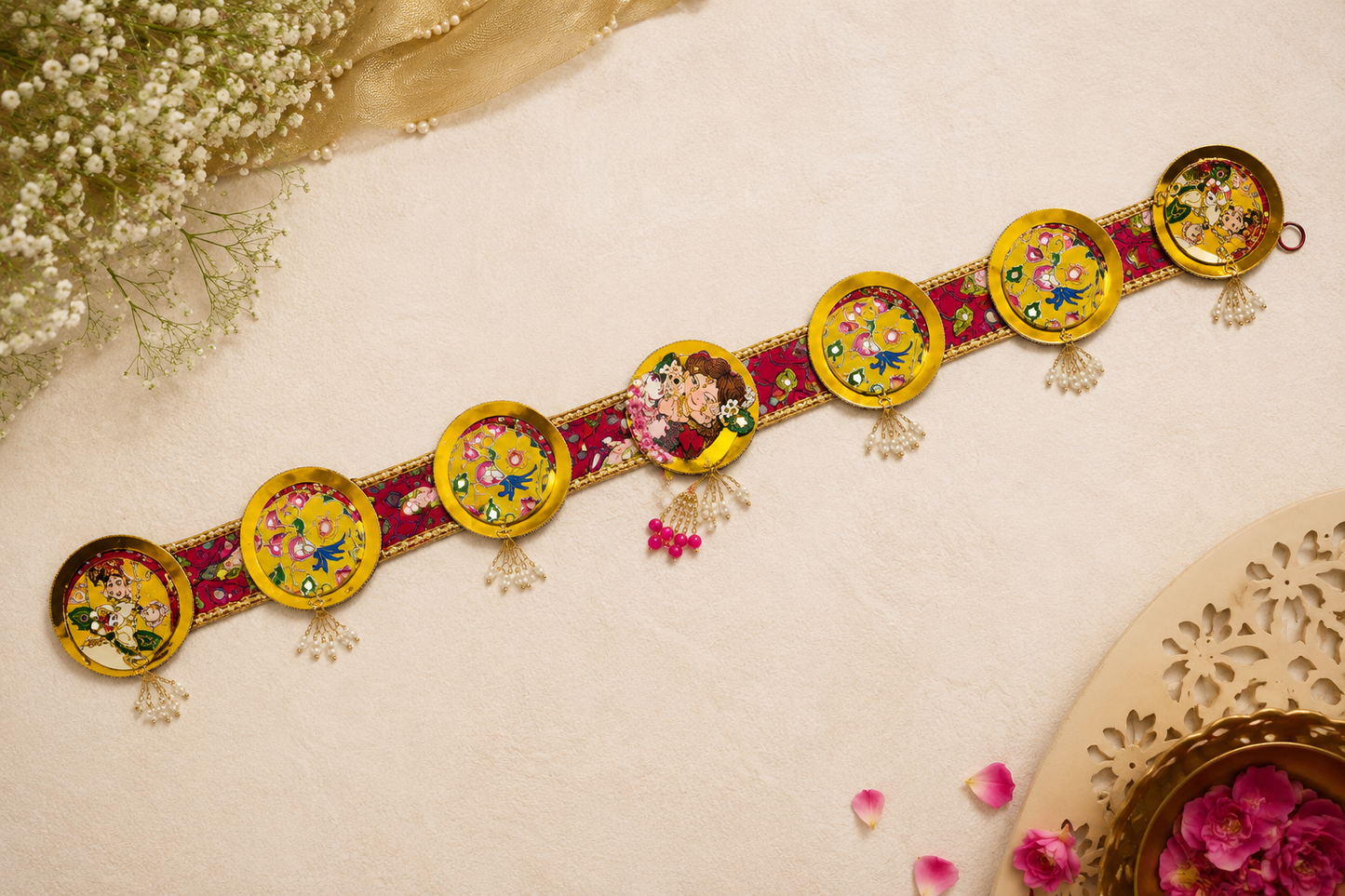 Shri Krishna Leela Handcrafted Bandharwal