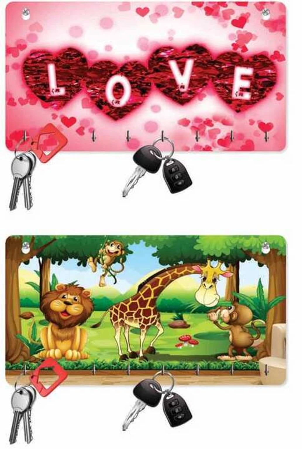 Key Hanger / Medal Hanger 7 x 4 Inch Set of 2