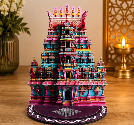 Gopuram Temple MDF Decor