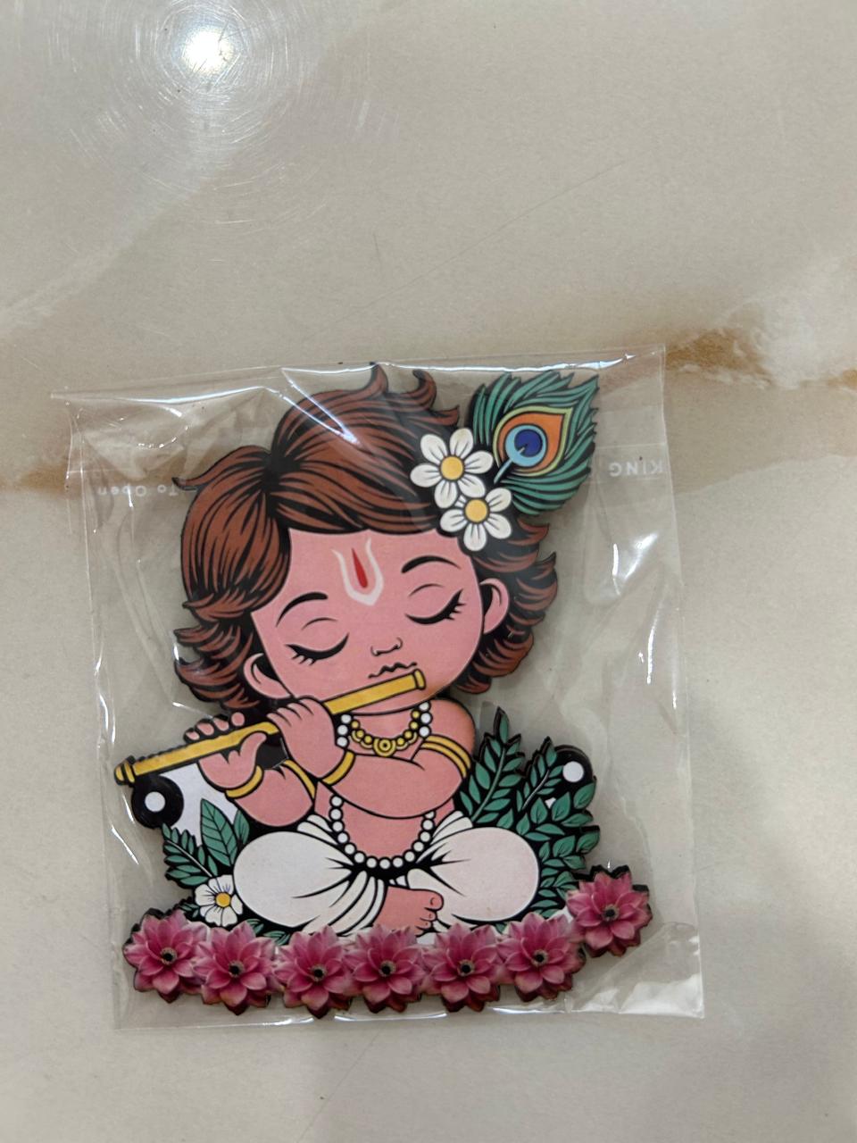 MDF Fridge Magnet Krishna ji