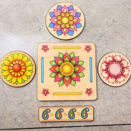 Elegant Mandala Activities Kits For Kids