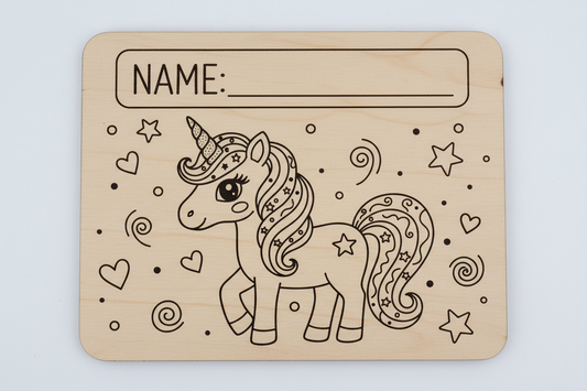 Personalized Nameplate DIY Kits | Step-by-Step Guide with Unicorn, Mermaid & Rainbow Designs