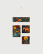 Premium Art Illustration 4 Digital Print MDF Wall Hanging Decor