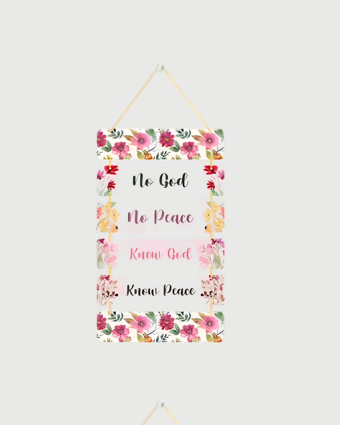 Premium Divine Affirmation Digital Print MDF Wall Hanging Decor