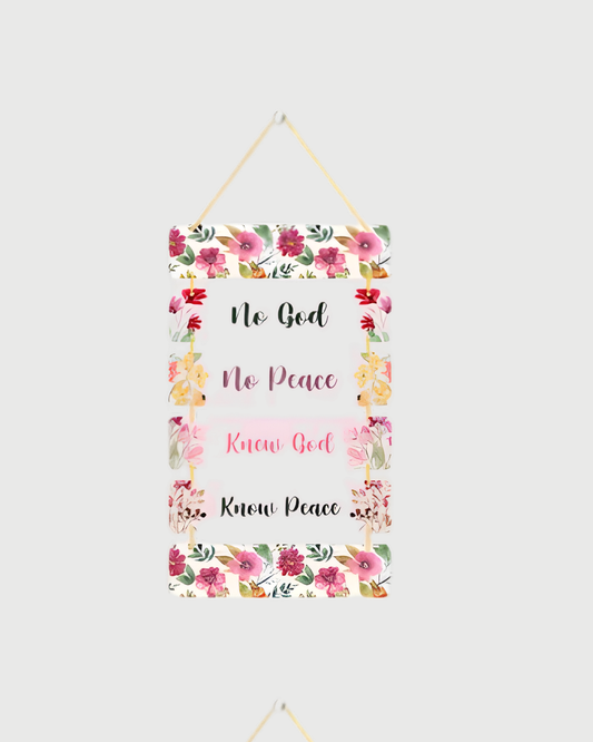 Premium Divine Affirmation Digital Print MDF Wall Hanging Decor