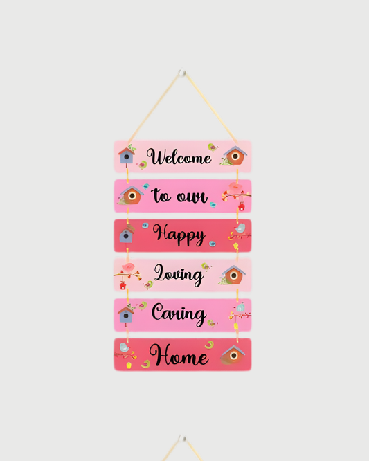 Premium Welcome Corner Digital Print MDF Wall Hanging Decor