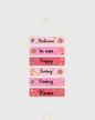 Premium Welcome Corner Digital Print MDF Wall Hanging Decor