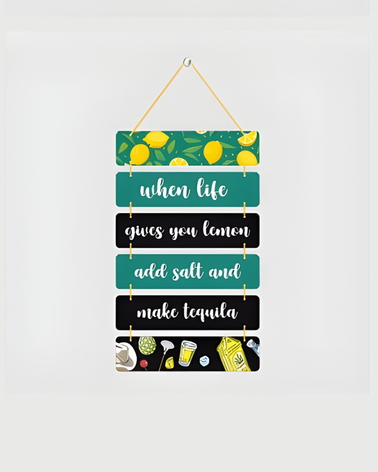 Premium Life Quote Digital Print MDF Wall Hanging Decor