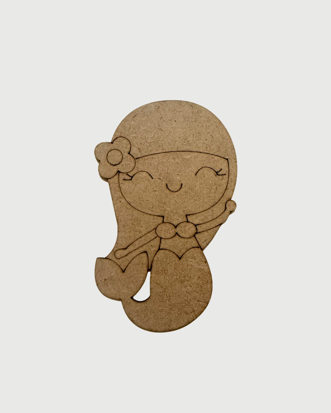 MDF Cutouts for DIY Crafts and Home Decor - Mermaid