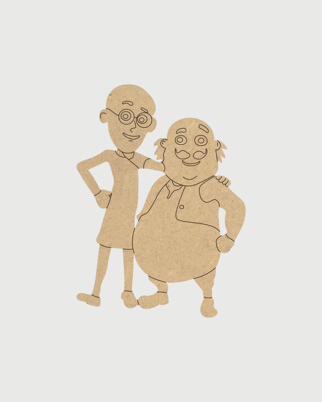 MDF Cutouts for DIY Crafts and Home Decor - Motu Patlu