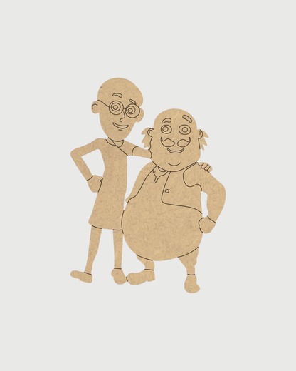 MDF Cutouts for DIY Crafts and Home Decor - Motu Patlu