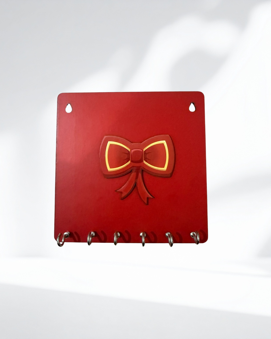 Bow Key Hanger / Medal Hanger 6 x 6 Inch