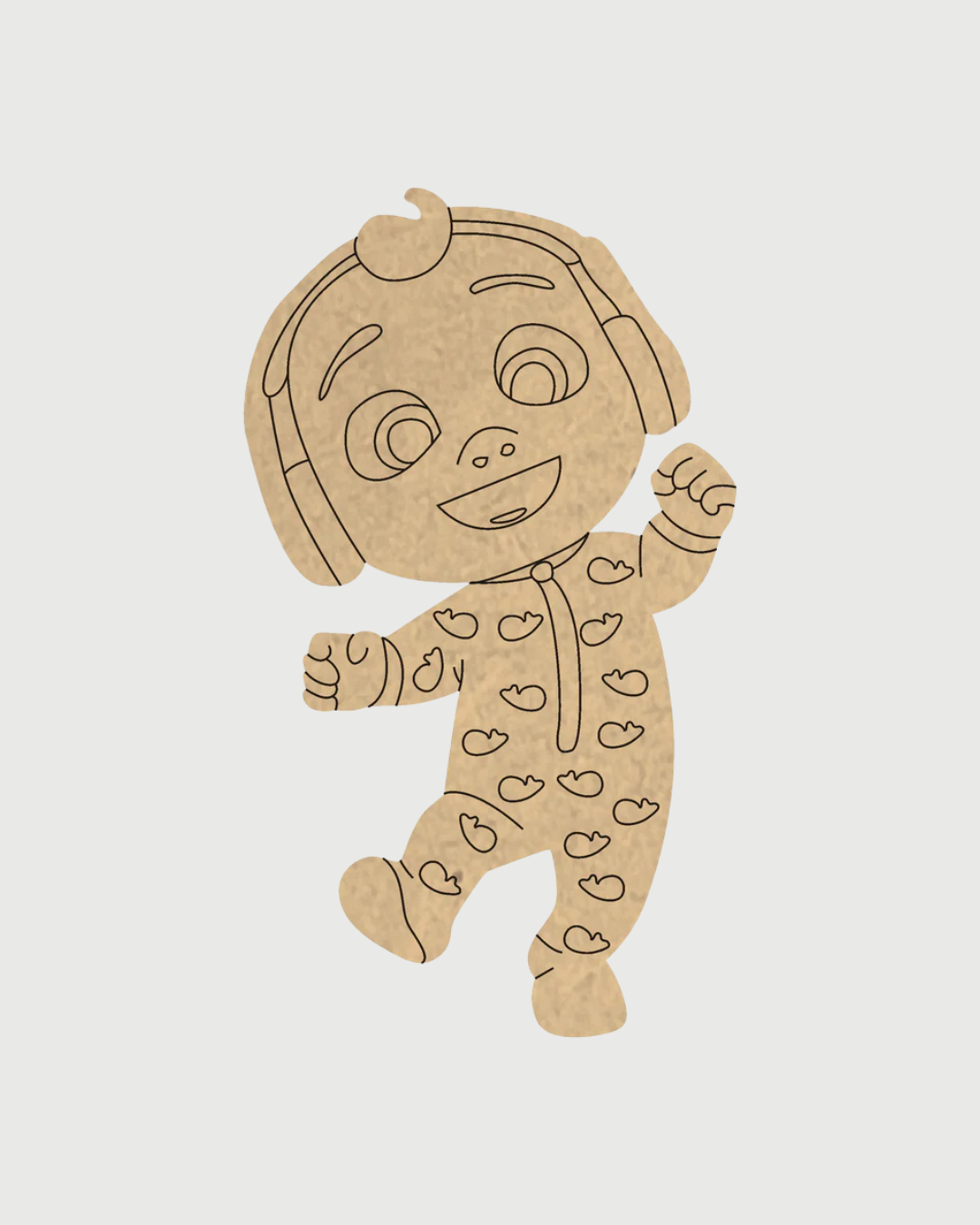 MDF Cutouts for DIY Crafts and Home Decor - Baby