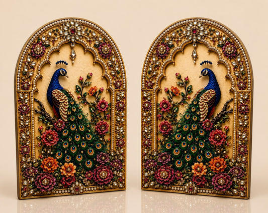 Royal Peacock MDF Cutout (50 Pairs)