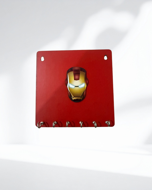 Iron Man Key Hanger / Medal Hanger 6 x 6 Inch