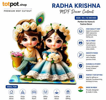 Radha Krishna Ji MDF Decor