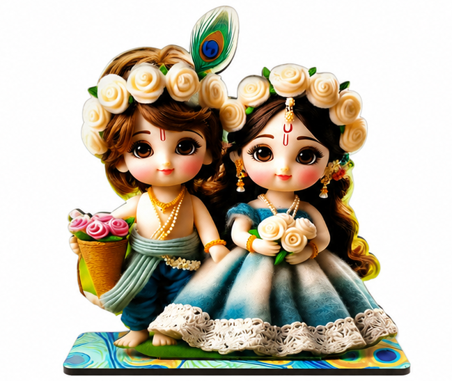 Radha Krishna Ji MDF Decor