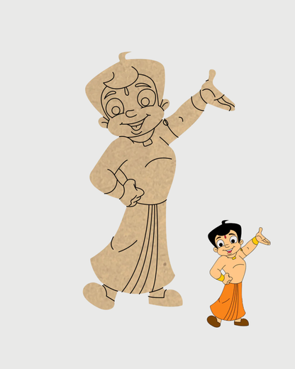MDF Cutouts for DIY Crafts and Home Decor - Chota Bheem