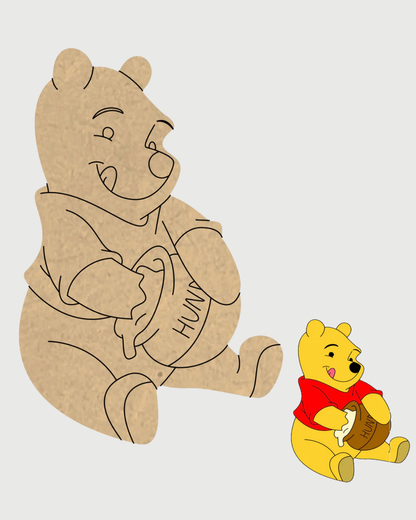 MDF Cutouts for DIY Crafts and Home Decor - Winnie The Pooh