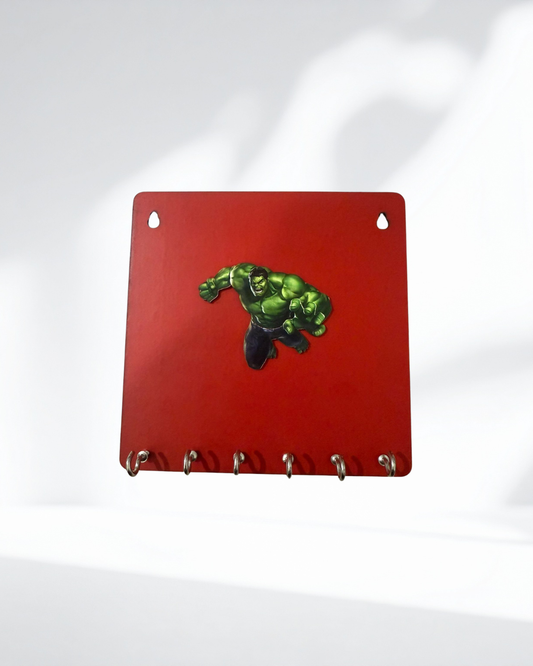 Hulk Key Hanger / Medal Hanger 6 x 6 Inch