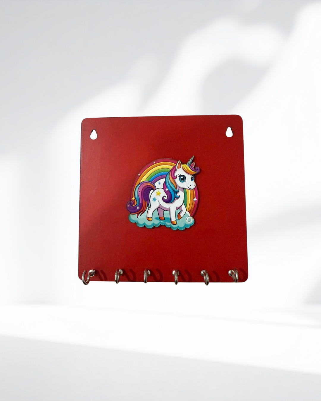 Unicorn Key Hanger / Medal Hanger 6 x 6 Inch