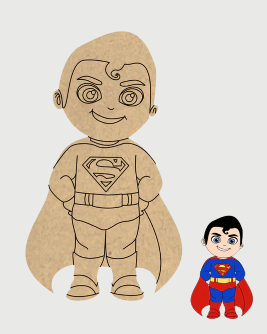 MDF Cutouts for DIY Crafts and Home Decor - SuperMan