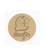 Astronuat DIY Circular Customized Name Plate Canva Kit with Paint & Brush