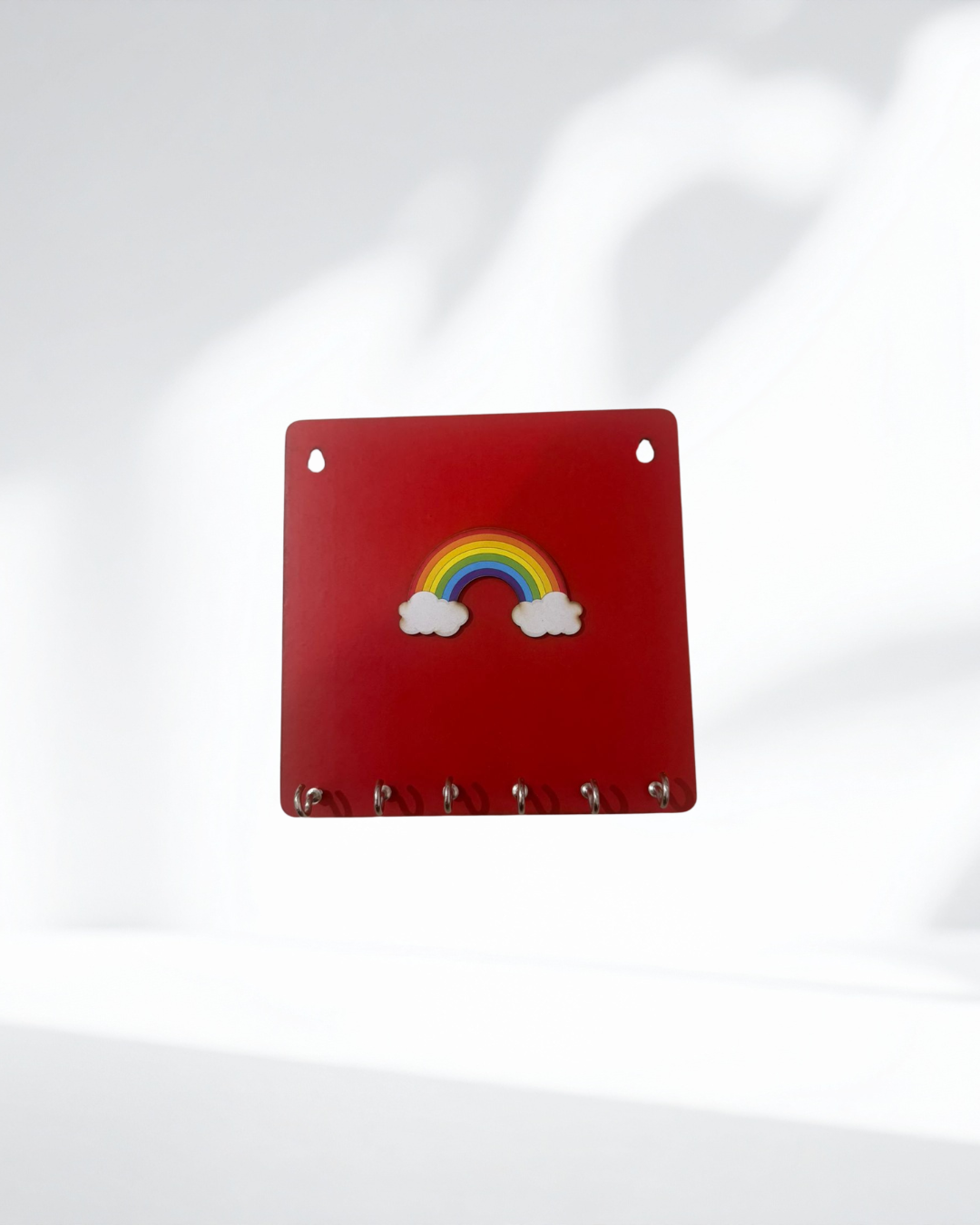 Rainbow Key Hanger / Medal Hanger 6 x 6 Inch