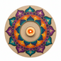 4 Inch MDF Tealight Holder Cutout for DIY Decor- Mandala