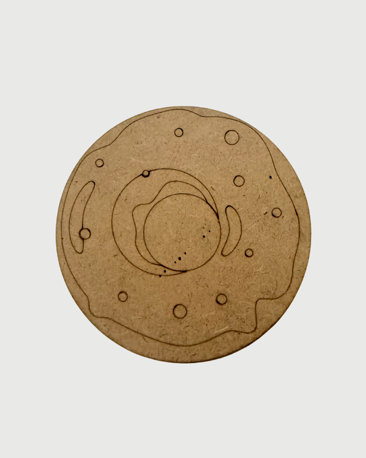 MDF Cutouts for DIY Crafts and Home Decor - Donut