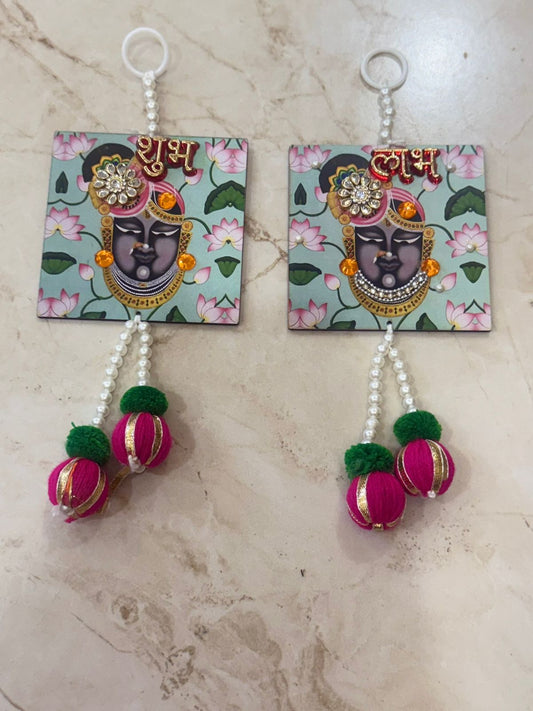 Shreenath Ji Shubh & Laabh Pair (Pack of 2)