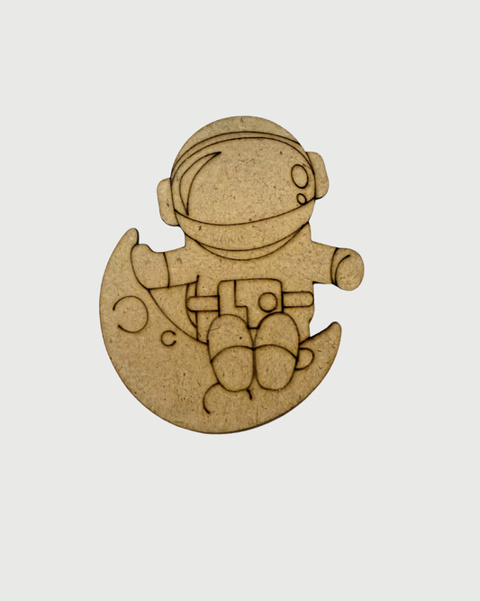 MDF Cutouts for DIY Crafts and Home Decor - Astronaut