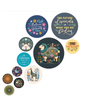 Sheep Abstract | 11 Piece Circular MDF Wall Hanging Decor Set | 52 x 65 cm