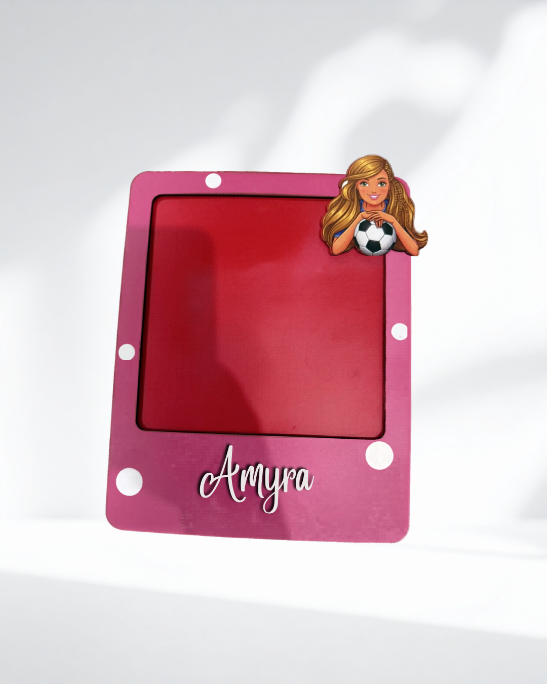 Barbie Customized Name Magnet Photo Frame 8 x 10 Inch