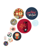 Good Things | 11 Piece Circular MDF Wall Hanging Decor Set | 52 x 65 cm
