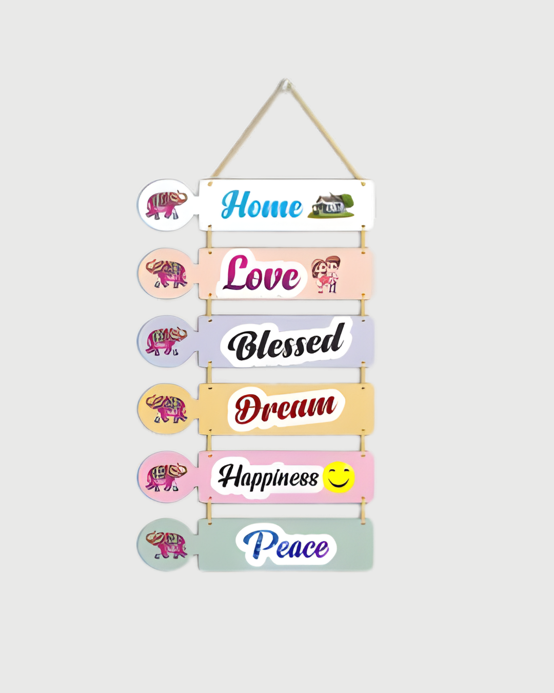 Premium Home Quotes Digital Print MDF Wall Hanging Decor