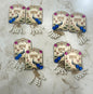 Shubh & Laabh Peacock Design Pair (Pack of 4)