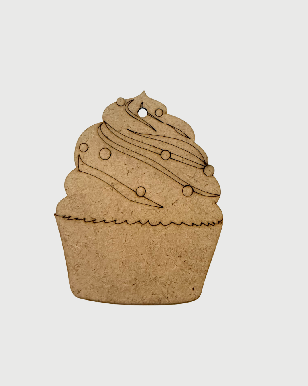 MDF Cutouts for DIY Crafts and Home Decor -Cupcake
