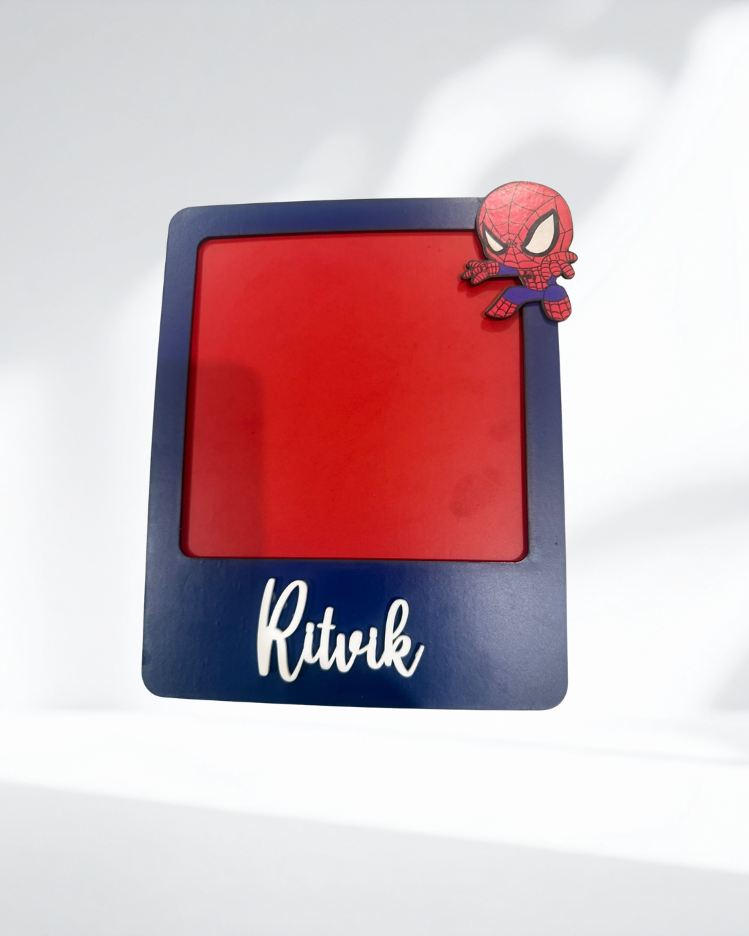 Spiderman  Customized Name Magnet Photo Frame 8 x 10 Inch
