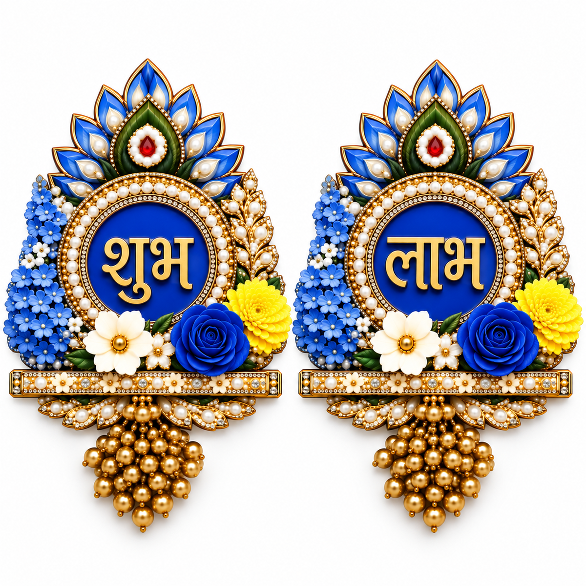 Shubh Labh Floral Decor Hanging