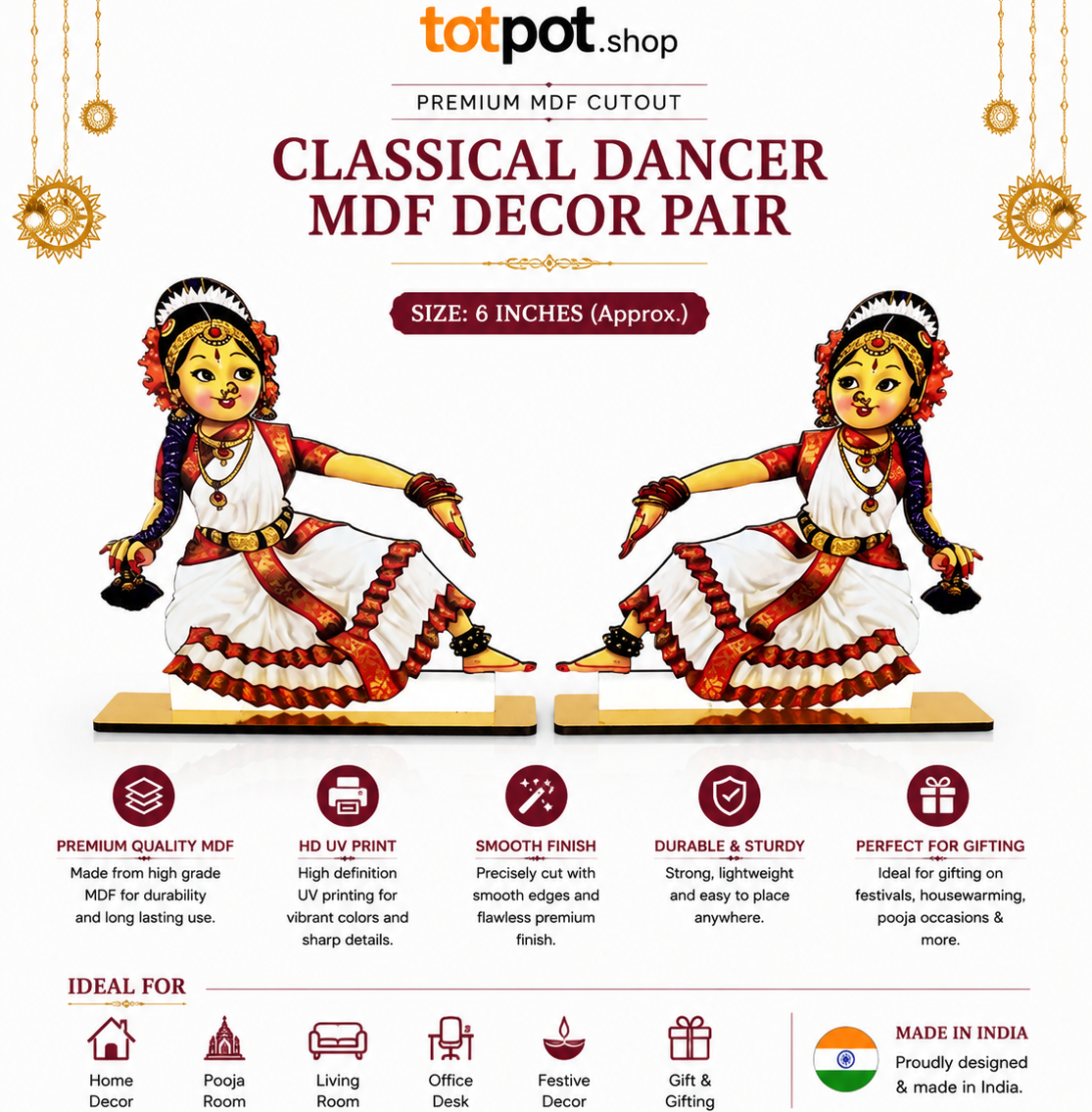 Classical Dancer MDF Decor