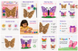 Butterfly MDF DIY Art & Craft set of 12