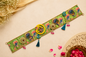 Kanha Ji Inspired Bandharwal With Lotus And Peacock Decoration