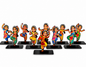 Traditional Dancing Dolls MDF Decor