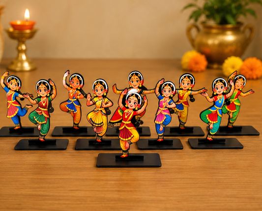 Traditional Dancing Dolls MDF Decor